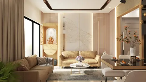 Luxury Living Room Interior Designers in Pune - Premium living room design